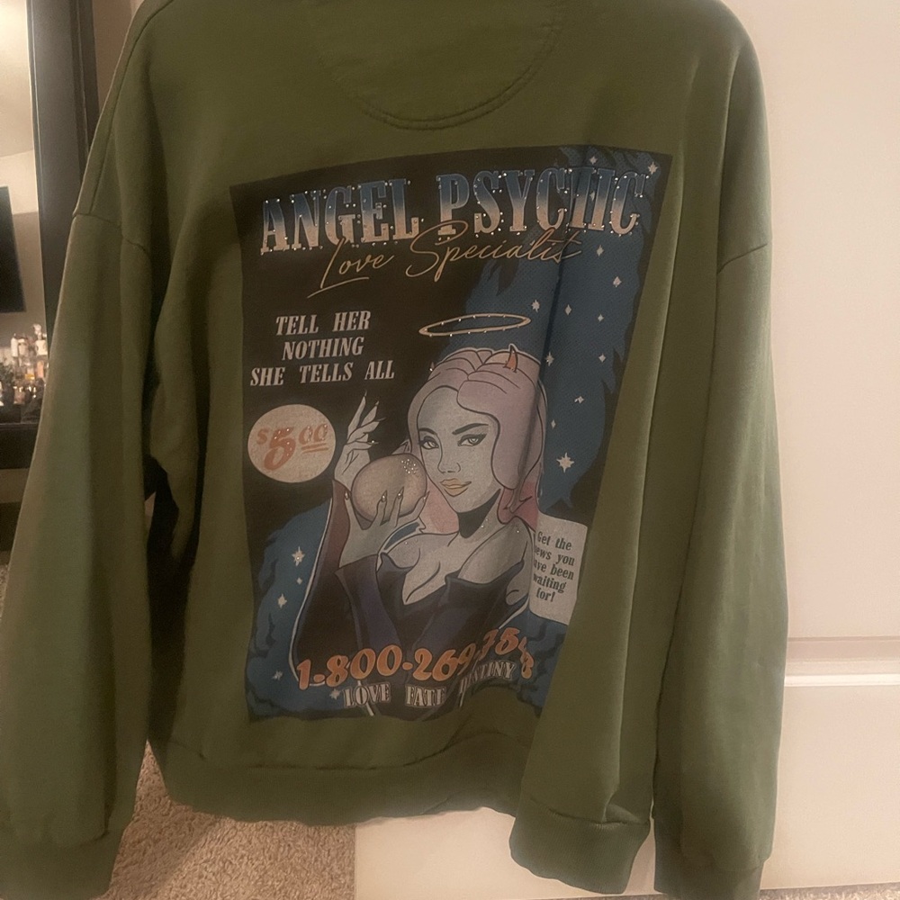 Boys Lie Green Sweater - Picture 2 of 2